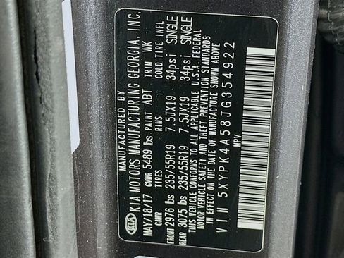 Used 2018 Kia Sorento SX FWD image 34