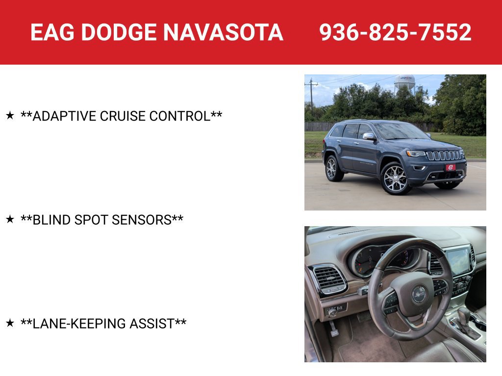 Used 2019 Jeep Grand Cherokee Overland AWD/4WD image 8