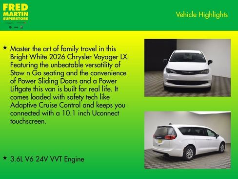 New 2026 Chrysler Voyager LX image 7