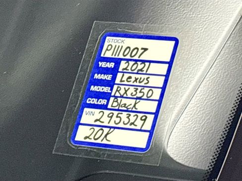 Used 2021 Lexus RX 350 F Sport w/ Cold Area Package (CT) image 25