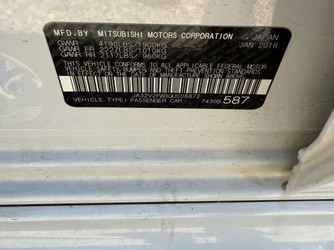 Used 2016 Mitsubishi Lancer SE AWD/4WD image 38