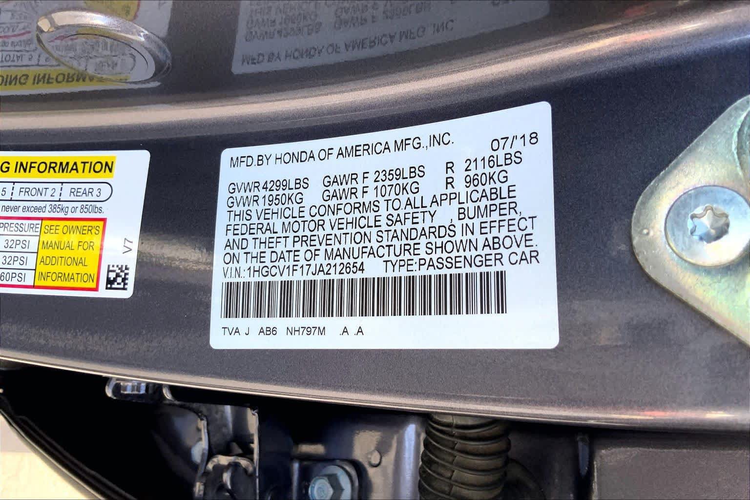 Used 2018 Honda Accord LX image 36