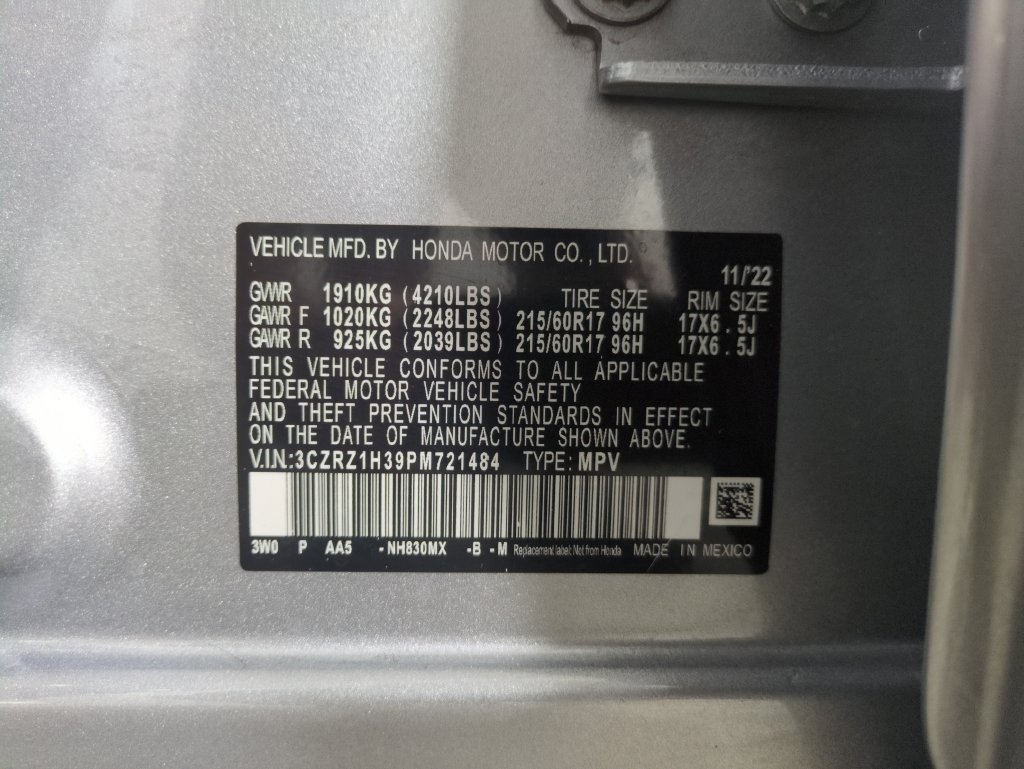 Certified 2023 Honda HR-V LX image 32