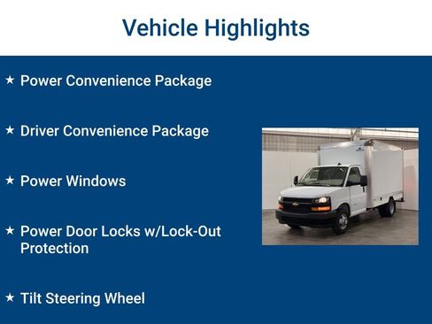 New 2025 Chevrolet Express 3500 w/ Power Convenience Package RWD image 3