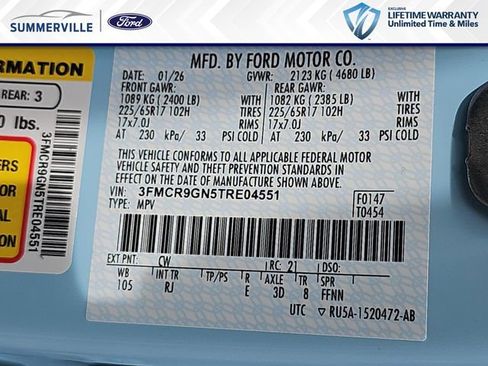 New 2026 Ford Bronco Sport Heritage w/ Convenience Package AWD/4WD image 35