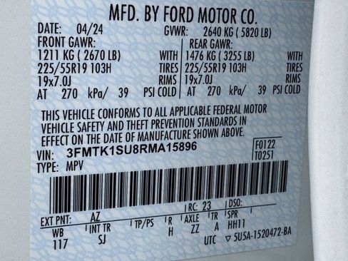 New 2024 Ford Mustang Mach-E Select w/ Comfort Package Lite image 15