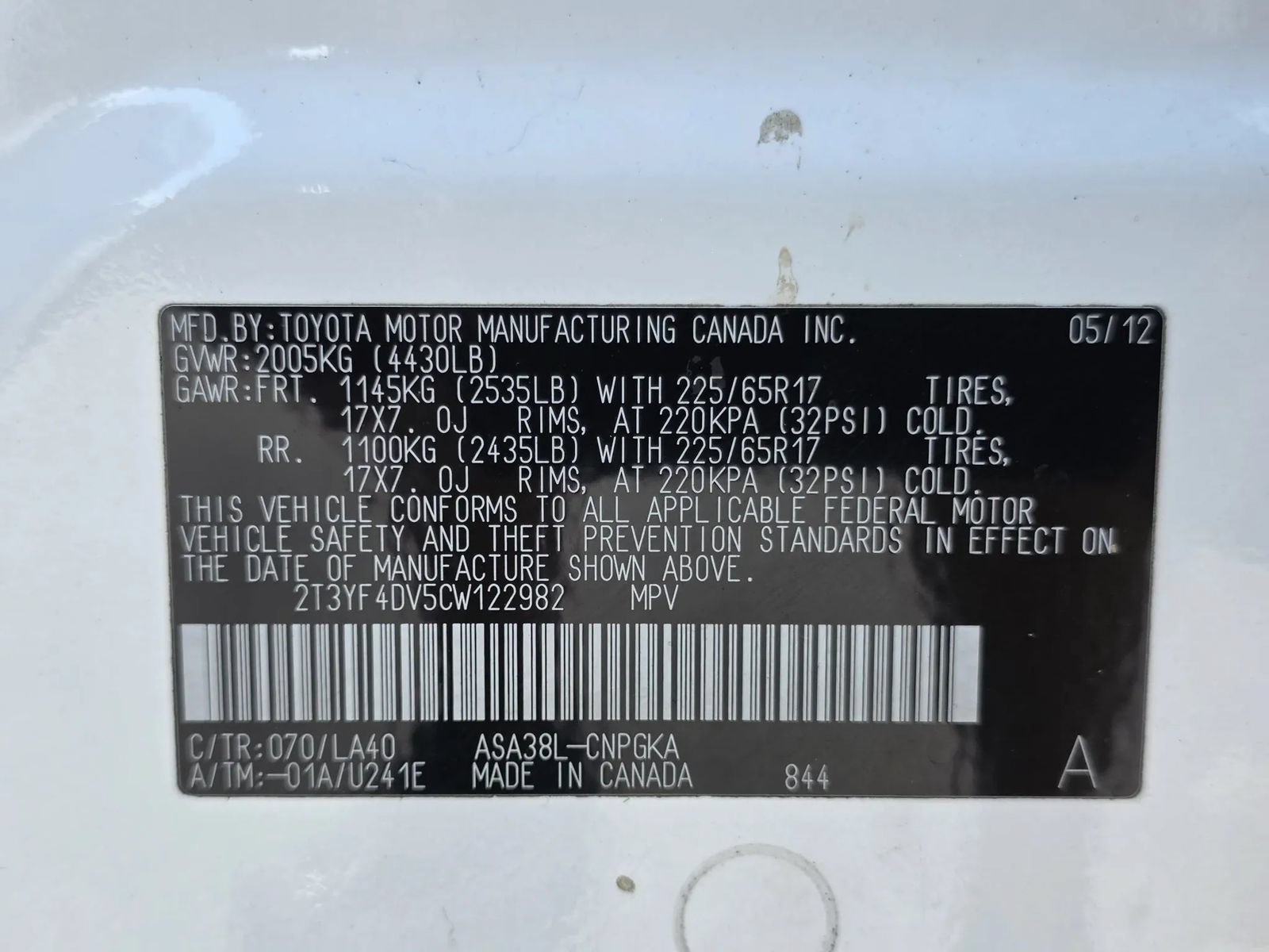 Used 2012 Toyota RAV4 Limited w/ Premium Plus Value Pkg FWD image 11