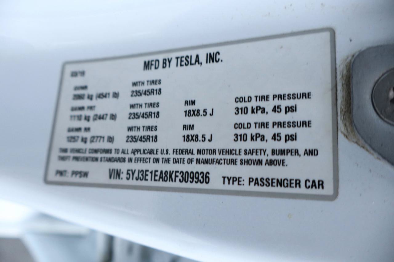Used 2019 Tesla Model 3 Standard Range Plus RWD image 37