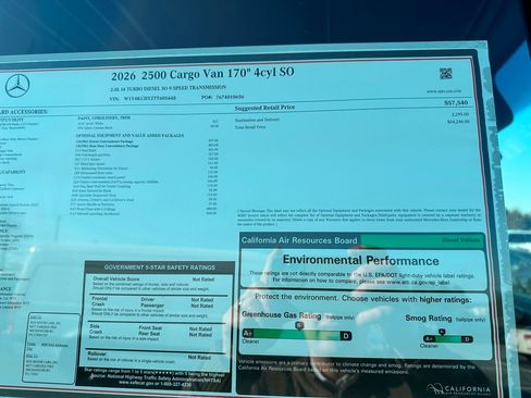 New 2026 Mercedes-Benz Sprinter 2500 image 24