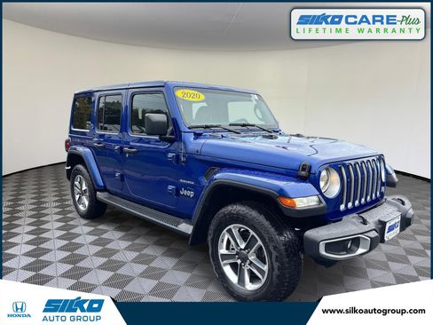Used 2020 Jeep Wrangler Unlimited Sahara w/ Uconnect 4C Nav & Sound Group image 1