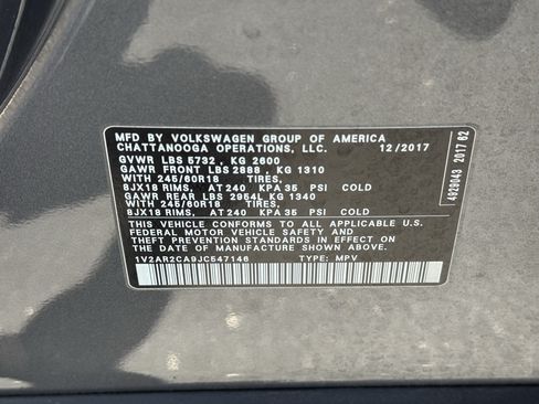 Used 2018 Volkswagen Atlas S FWD image 36
