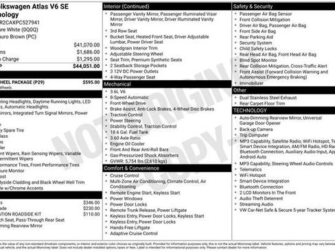 Used 2023 Volkswagen Atlas SE w/ Black Wheel Package FWD image 12