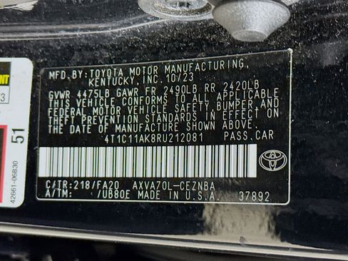 Used 2024 Toyota Camry LE image 36