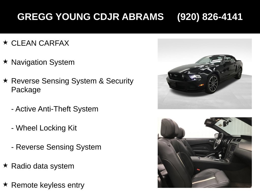 Used 2014 Ford Mustang GT Premium w/ Electronics Package RWD image 7