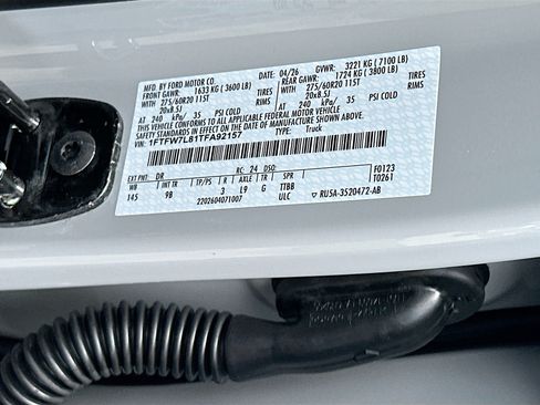 New 2026 Ford F150 Platinum w/ Equipment Group 700A Standard AWD/4WD image 21