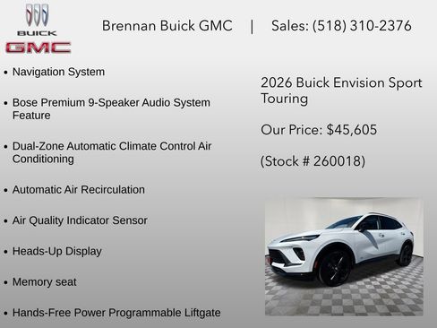 New 2026 Buick Envision Sport Touring AWD/4WD image 12