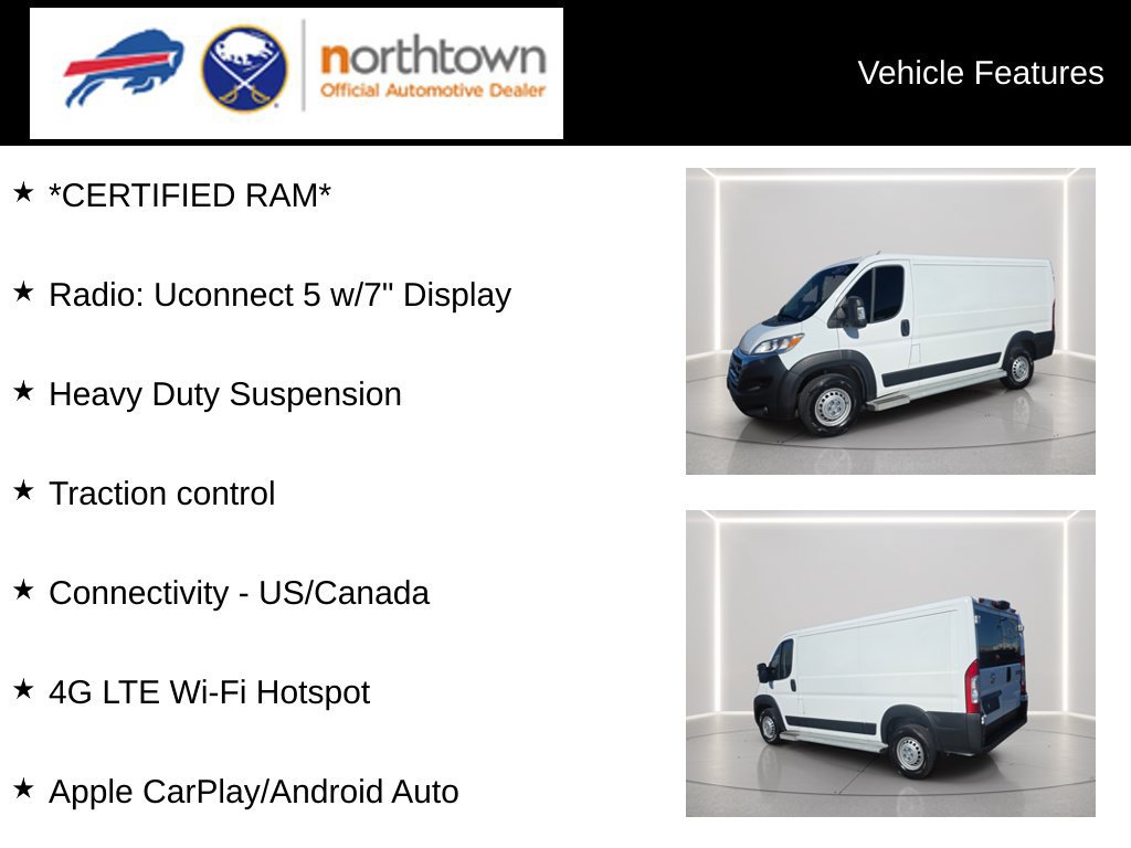 Used 2025 RAM ProMaster 2500 w/ U-Haul Equipment Group FWD image 4