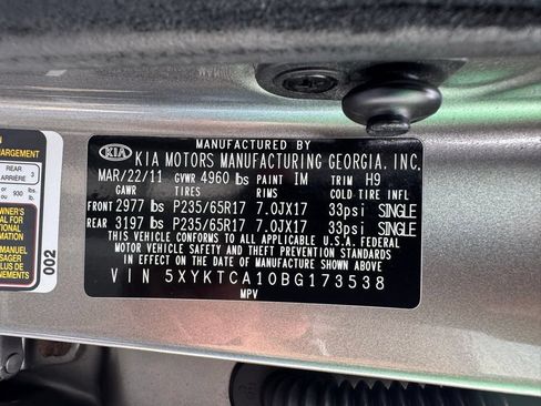 Used 2011 Kia Sorento LX AWD/4WD image 25
