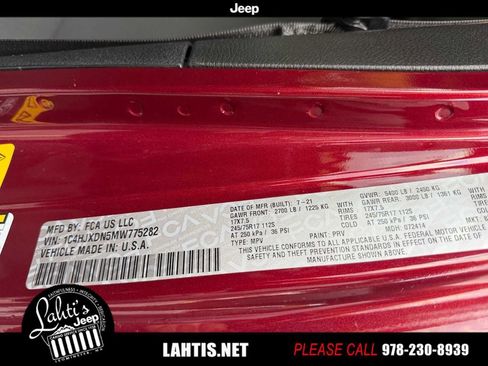 Certified 2021 Jeep Wrangler Unlimited Sport image 19