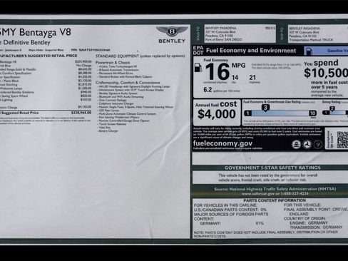 New 2025 Bentley Bentayga image 46