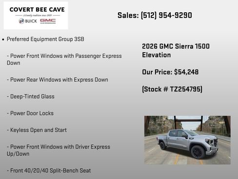 New 2026 GMC Sierra 1500 Elevation AWD/4WD image 6