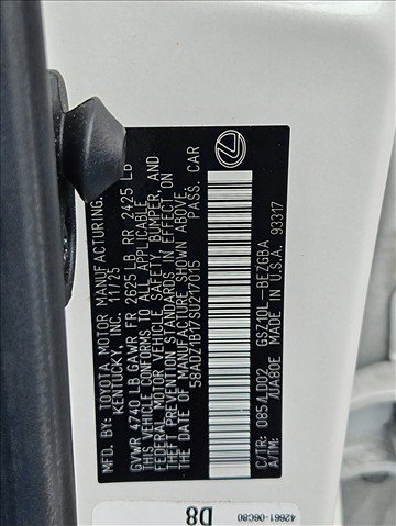 Used 2025 Lexus ES 350 w/ Premium Package FWD image 15