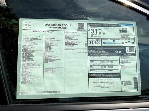 New 2026 Nissan Rogue Platinum w/ Platinum Premium Package image 12