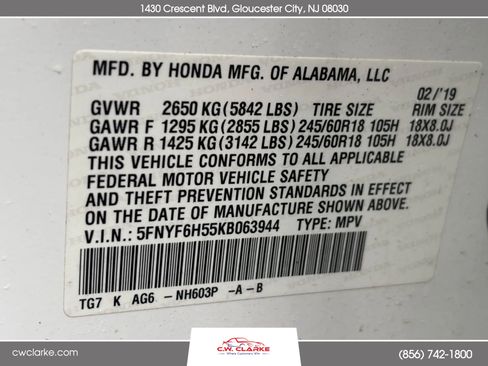 Used 2019 Honda Pilot EX-L image 35