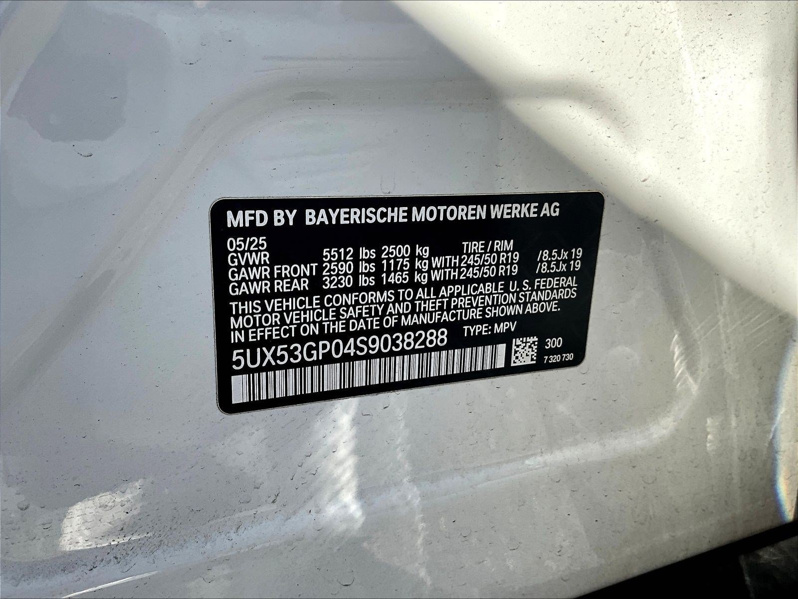 Used 2025 BMW X3 xDrive30i w/ Convenience Package AWD/4WD image 19