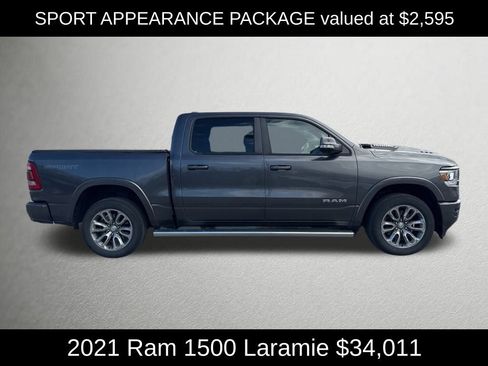 Used 2021 RAM 1500 Laramie w/ Sport Appearance Package image 2
