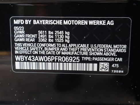 Used 2023 BMW i4 eDrive35 w/ Parking Assistance Package RWD image 59
