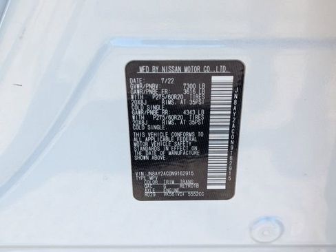 Used 2022 Nissan Armada SV w/ SV Appearance Package image 12