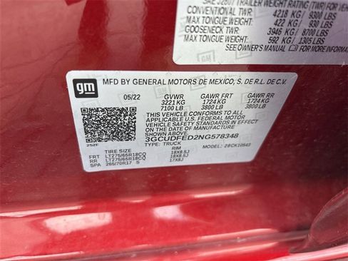 Certified 2022 Chevrolet Silverado 1500 LT Trail Boss w/ Convenience Package II image 33