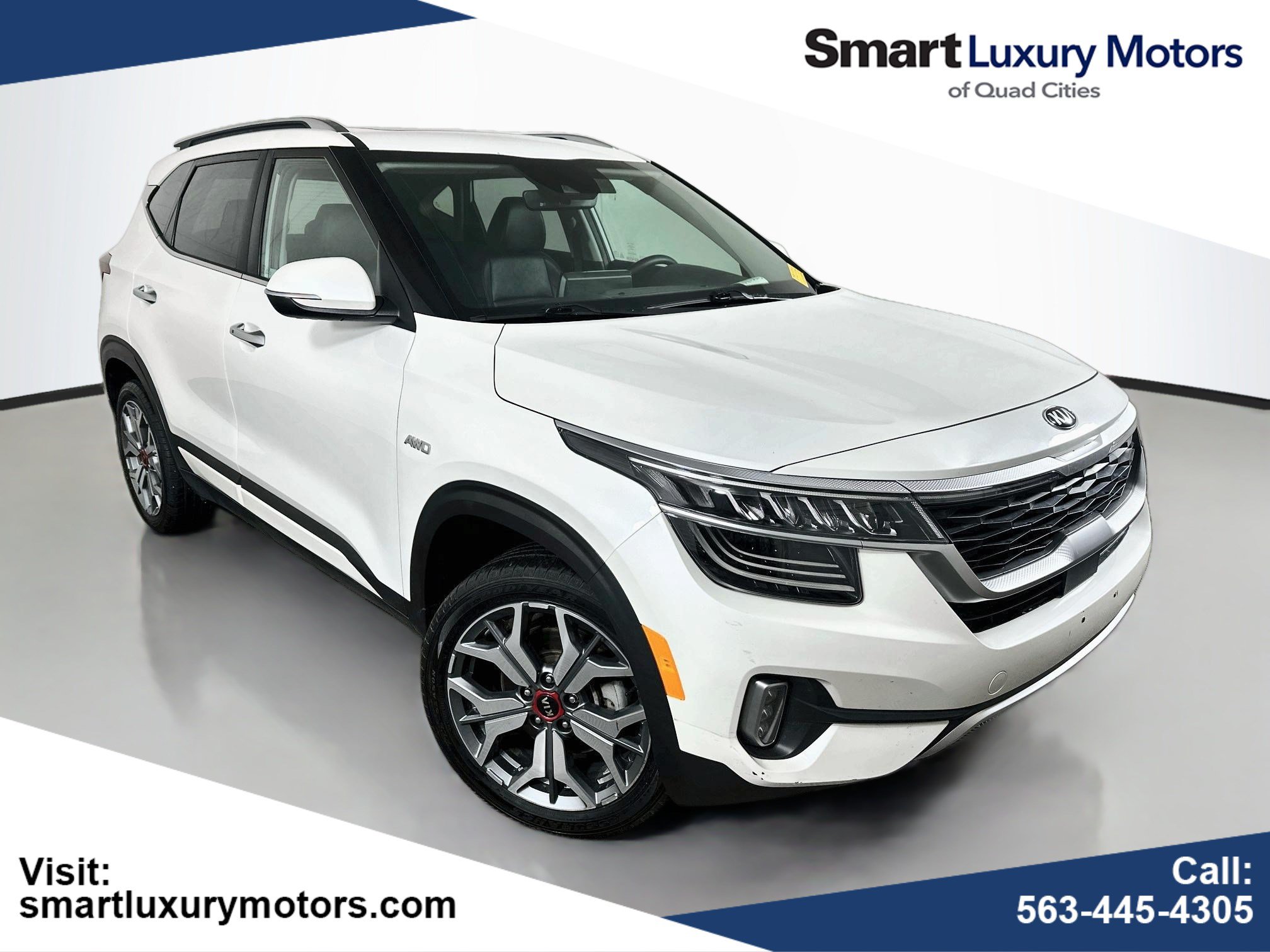 Used 2021 Kia Seltos SX w/ SX Sunroof Package AWD/4WD image 1