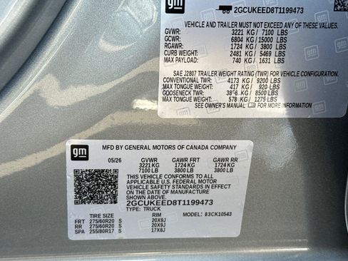 New 2026 Chevrolet Silverado 1500 RST w/ Dark Appearance Package AWD/4WD image 36