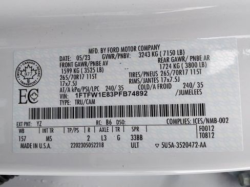 Certified 2023 Ford F150 XLT w/ Equipment Group 301A Mid AWD/4WD image 25