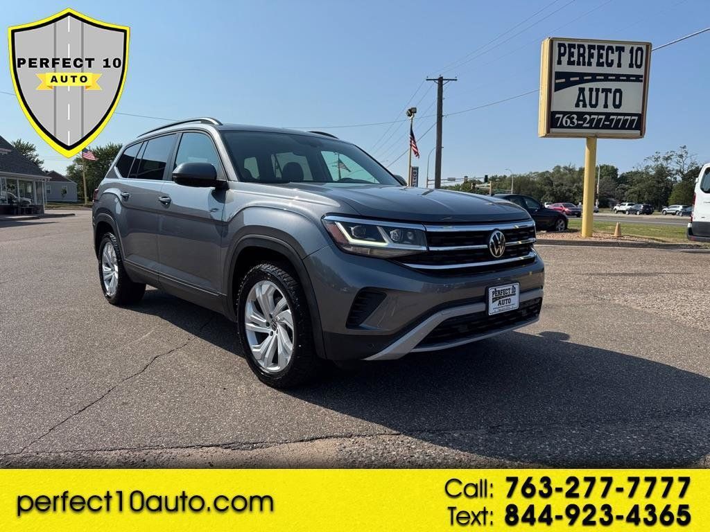 Used 2021 Volkswagen Atlas SE w/ Panoramic Sunroof Package AWD/4WD image 1