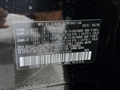 New 2026 Subaru Ascent Touring AWD/4WD image 34