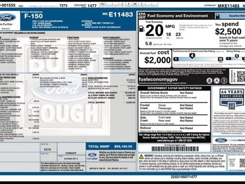 Used 2021 Ford F150 XLT w/ Equipment Group 302A High AWD/4WD image 33