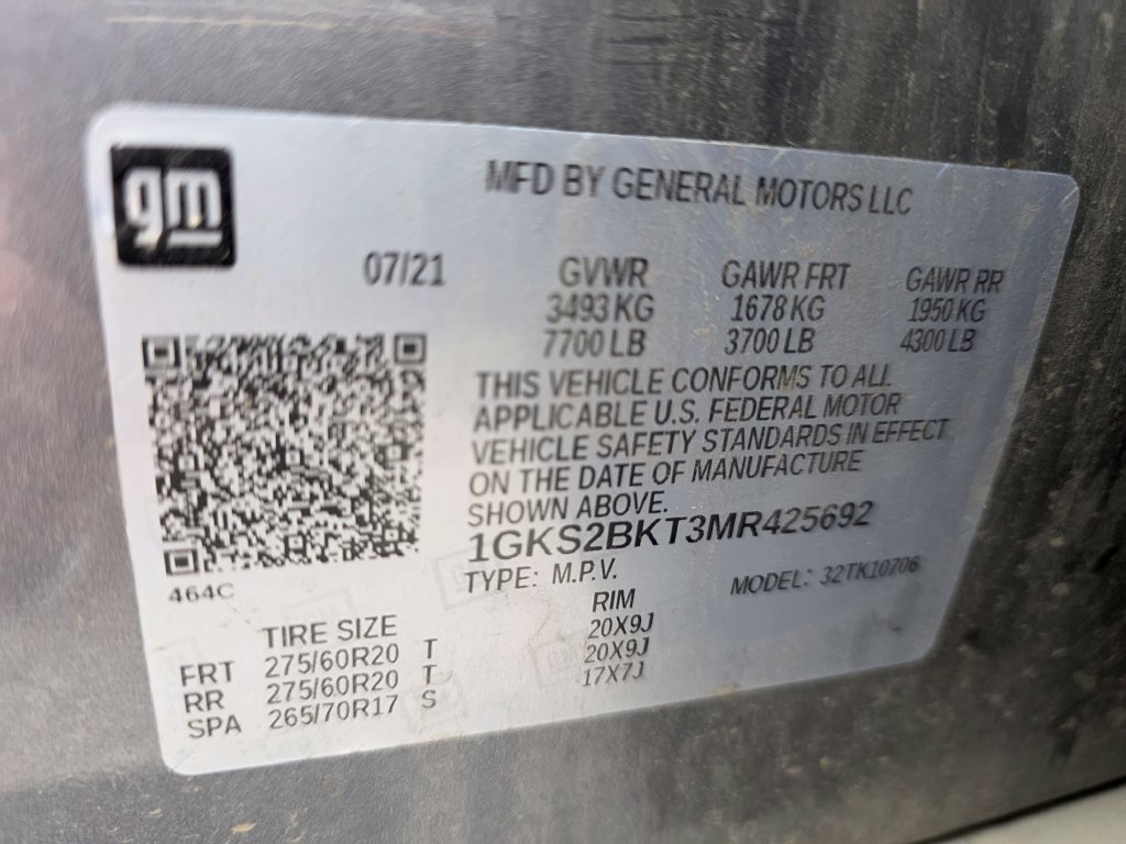 Used 2021 GMC Yukon SLT w/ SLT Premium Package AWD/4WD image 22