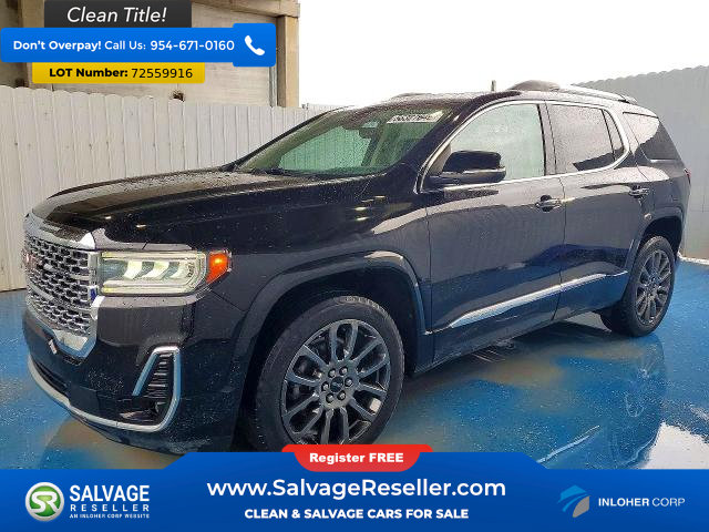 Used 2022 GMC Acadia Denali w/ Black Diamond Edition FWD image 1