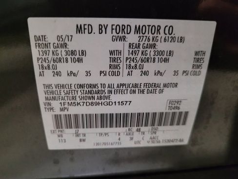 Used 2017 Ford Explorer XLT w/ Equipment Group 202A FWD image 33