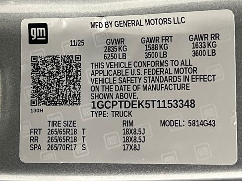 Used 2026 Chevrolet Colorado Z71 AWD/4WD image 65