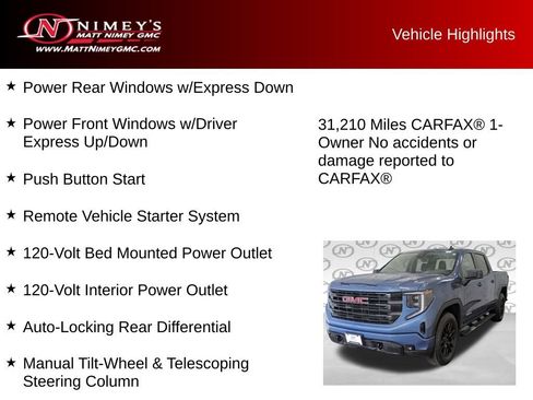 Used 2024 GMC Sierra 1500 Elevation w/ X31 Off-Road Package AWD/4WD image 16