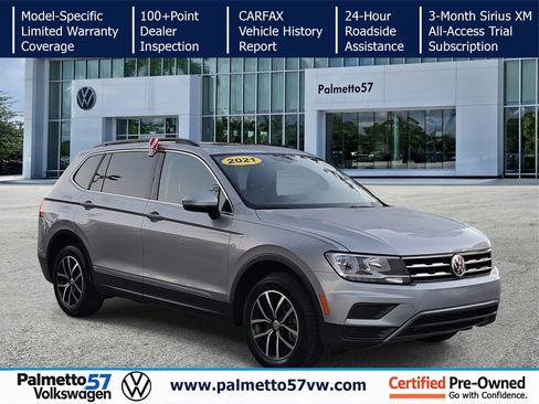 Certified 2021 Volkswagen Tiguan SE w/ Panoramic Sunroof Package image 1