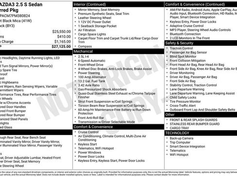 Certified 2023 MAZDA MAZDA3 s image 3