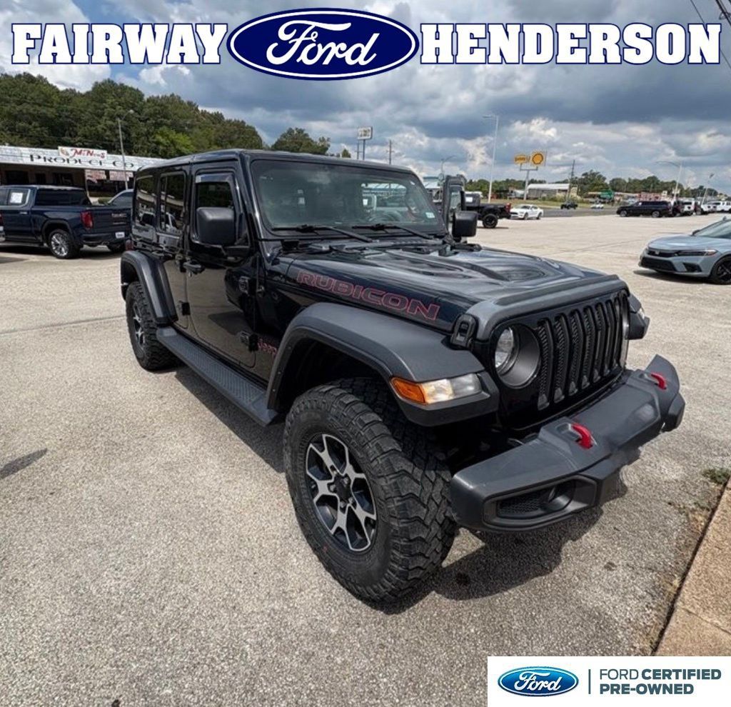 Used 2021 Jeep Wrangler Unlimited Rubicon AWD/4WD image 1