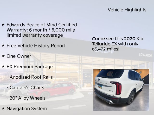 Used 2020 Kia Telluride EX w/ EX Premium Package AWD/4WD image 11