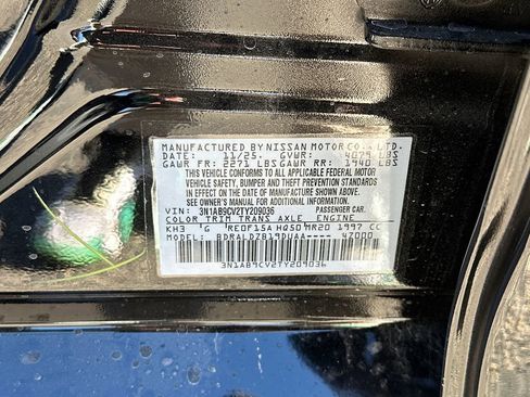 Used 2026 Nissan Sentra SV w/ Floor Mat Package image 32