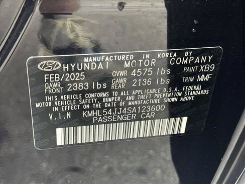 Certified 2025 Hyundai Sonata Limited FWD image 18